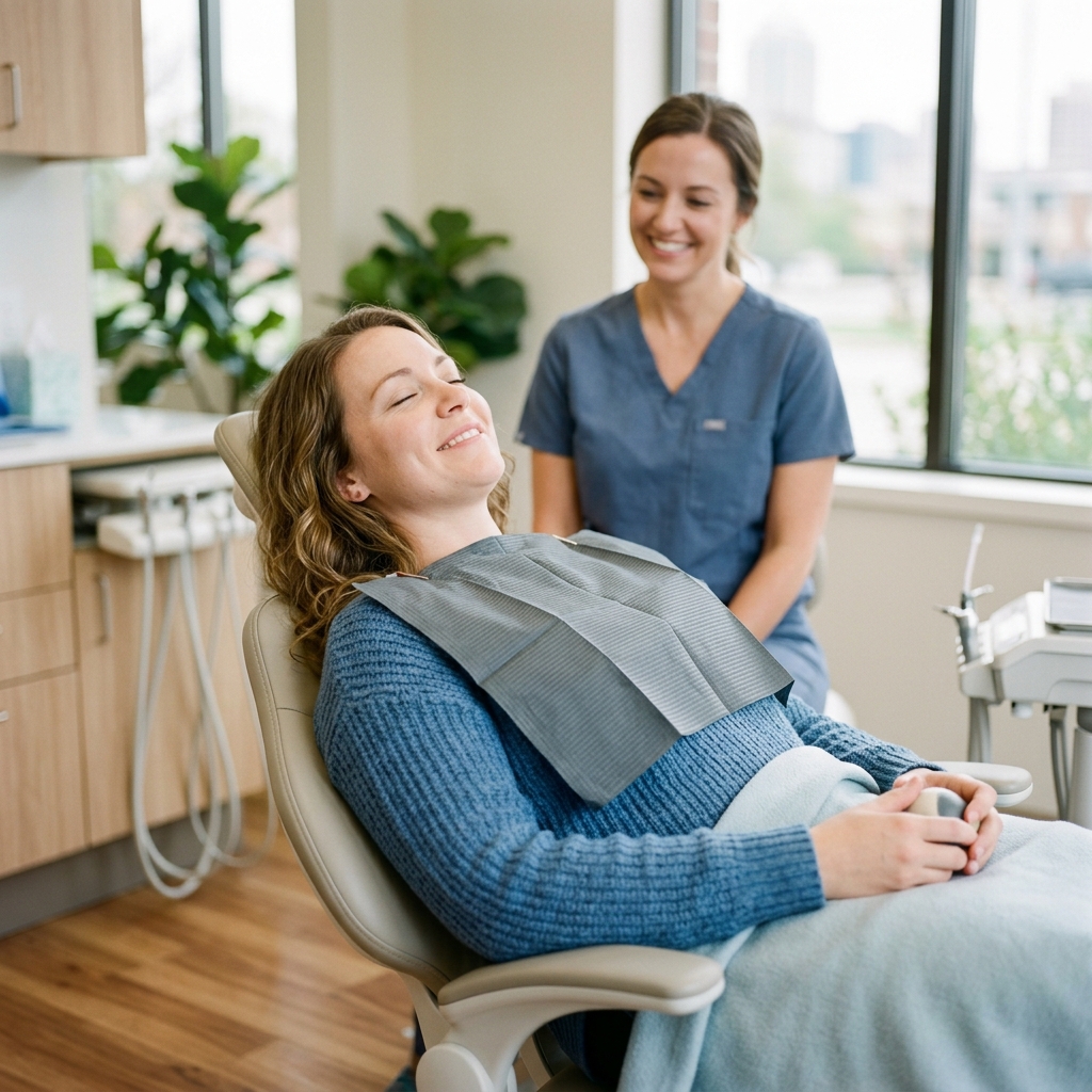 Comparing nitrous, oral, and IV dental sedation options at Keystone Dentistry in Indianapolis, IN.